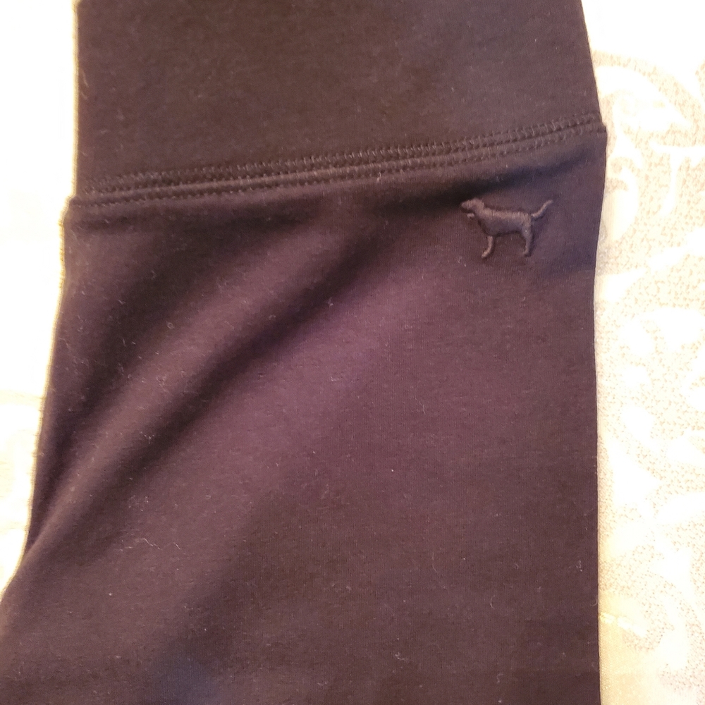 PINK-All black legging